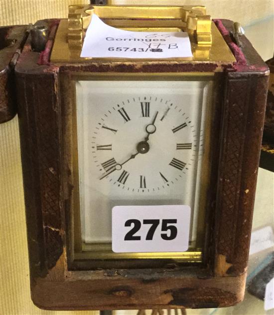 Brass carriage timepiece